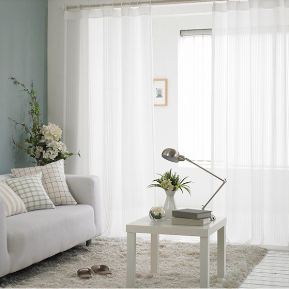 Rèm voan Hàn Quốc  SHINE - WHITE